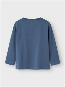NAME IT Langærmet Bluse Shine China Blue